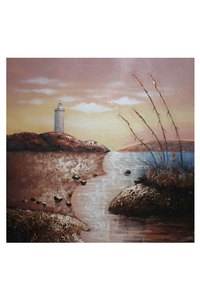 Product Πίνακας Ζωγραφικής Σε Καμβά 80x80cm "Φάρος" base image