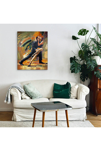 Product Πίνακας Ζωγραφικής Σε Καμβά 76x102cm "Χορευτές Ι" base image