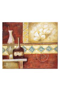 Product Πίνακας Ζωγραφικής Σε Καμβά 60x70cm "Βάζο - Μπουκάλι" base image