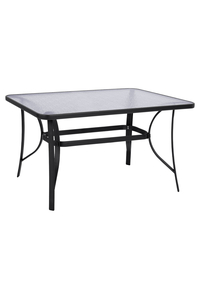 Product Τραπέζι Μεταλλικό 140x80x72cm Γκρι base image
