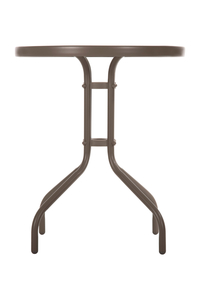 Product Τραπέζι Μεταλλικό Στρογγυλό Φ60 Μπεζ base image