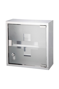 Product Φαρμακείο Με Ράφι Inox 30x30x12cm Sidirela 01355 base image