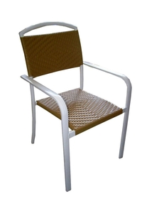 Product Καρέκλα Αλουμινίου Λευκή base image