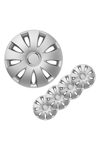 Product Τάσια Αυτοκινήτου 14" Σετ 4 τεμ. Ασημί Aura 310816S base image