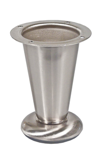 Product Πόδι Επίπλου Κωνικό Νίκελ Ματ 100mm Φαρδύ base image