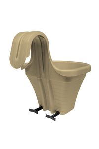 Product Γλάστρα Κρεμαστή 3Lt Μπεζ 20x27.5x24.5cm base image