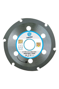 Product Δίσκος Κοπής Γωνιακού Τροχού Ξύλου - PVC 115mm base image