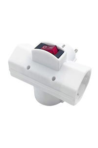Product Αντάπτορας Σούκο 3 Θέσεων Με Διακόπτη Electra GBK01/03D base image