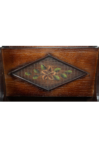 Product Εφημεριδοθήκη Ξύλινη "Λουλούδια" 38x29x64cm base image
