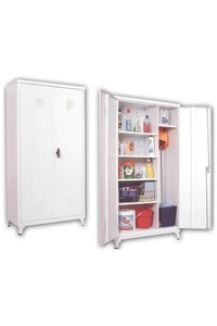 Product Ντουλάπα Μεταλλική Δίφυλλη 175x90cm Με Χώρισμα base image