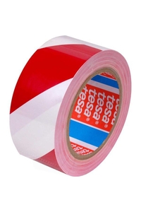 Product Ταινία Σήμανσης Αυτοκόλλητη Κόκκινο - Λευκό 50mmX33m Tesa base image