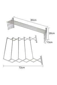 Product Απλώστρα Αλουμινίου Πτυσσόμενη 66x100cm base image