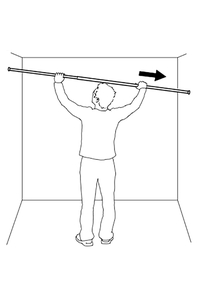 Product Σωλήνας Κουρτίνας Μπάνιου Αλουμινίου 90-160cm Λευκός Sidirela base image