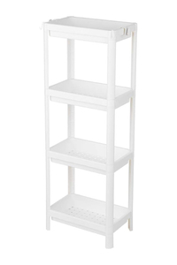 Product Ραφιέρα Πλαστική 4 Ράφια Sidirela "Bianco" base image