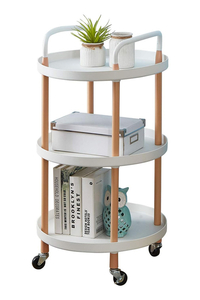 Product Τρόλει Μπαρ Στρογγυλό Με 3 Ράφια Sidirela base image