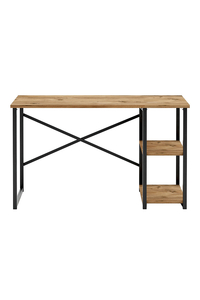 Product Desk With 2 Shelves Metal/MDF 120x54.5x70cm Berlin base image