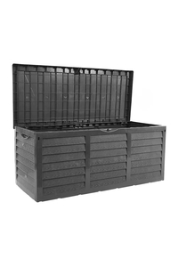 Product Μπαούλο Πλαστικό Ανθρακί 320Lt 118x52x53cm Sidirela base image