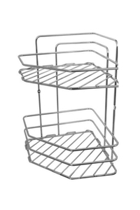 Product 2 Tier Corner Bathroom Rack base image