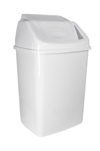 Product Κάδος Αιωρούμενος 28Lt Λευκός 26x34x54cm Sidirela B 128-4 base image