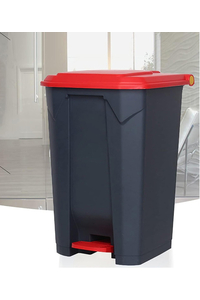 Product Κάδος Απορριμμάτων Ανθρακί / Κόκκινο 50Lt base image