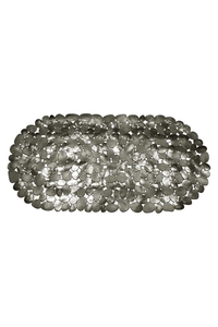 Product PVC Bathroom Mat 67x34cm Metallic Dark Grey Sidirela base image