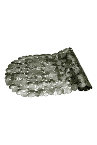 Product PVC Bathroom Mat 67x34cm Metallic Dark Grey Sidirela base image