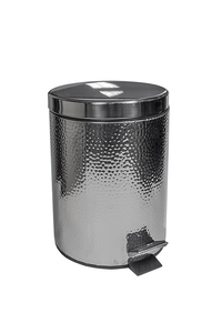 Product Κάδος Με Πεντάλ Σφυρίλατος Νίκελ 5Lt base image