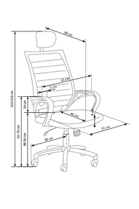 Product Καρέκλα Γραφείου Μαύρο / Λευκό "Socket" base image