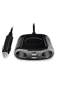 Product Πολύπριζο Αυτοκινήτου 12/24v 2 Θέσεων + 2 USB Streetwize SWUSB4 base image