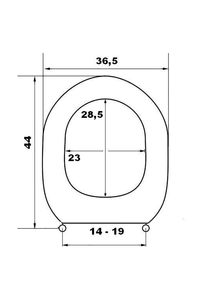 Product Καπάκι Λεκάνης Λευκό Νο 2 base image