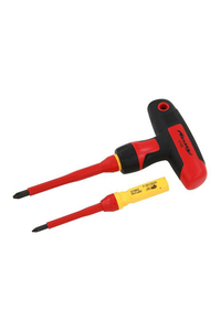 Product 12 Piece T Bar VDE Insulated Screwdriver Set Neilsen CT5512 base image