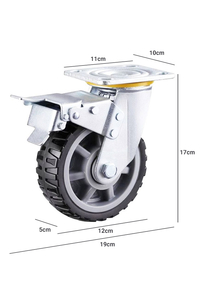 Product Ρόδα Περιστρεφόμενη 120mm Β.Τ. Με Φρένο 01806 base image