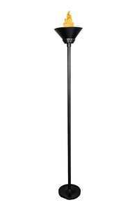 Product Επιδαπέδιο Φωτιστικό LED Μαύρο Με Εφέ Φλόγας 174x28cm Flame base image