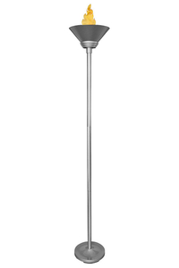 Product Επιδαπέδιο Φωτιστικό LED Γκρι Με Εφέ Φλόγας 174x28cm Flame base image