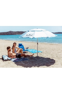 Product Beach Parasol 220cm Black Maui & Sons 1561 base image