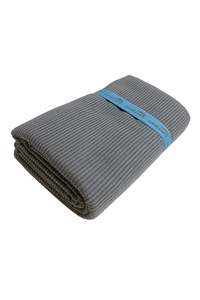 Product Πετσέτα Παραλίας Microfiber Κοτλέ Γκρι/Σιέλ 75x150cm Solart 4926 base image