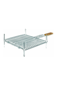 Product Chrome Grill Rack With Legs 38.5x31.5x7cm 10054 base image