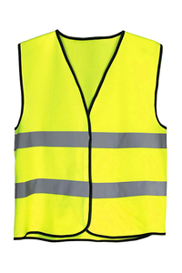 Product Fluorescent Work Vest Yellow Techboss 11496 base image
