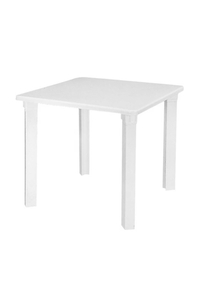 Product Τραπέζι Πλαστικό 80x80x72cm Λευκό base image