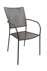 Product Metal Mesh Armchair Black 57x62x87cm base image